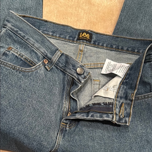 Lee Blue Regular Fit Jeans Classic Style 30x29 - Picture 3 of 4